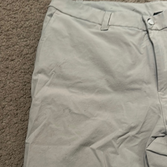 Lululemon Mens Athletica Tan Chino Pants Casual Stretch Trousers Size 35 - Picture 3 of 5